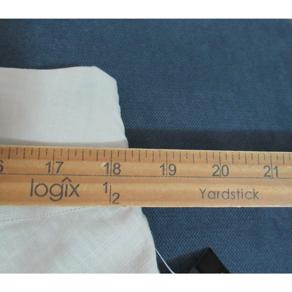 Axcess Skirt Women 14 Beige Embroidered Floral A Line Flowy Preppy Rich Girl NWT - Picture 5 of 7